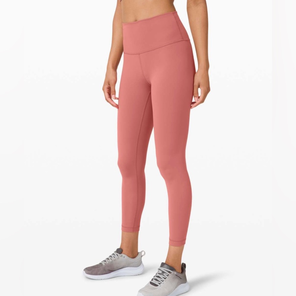 NWT Lululemon Wunder Train High-Rise Crop Tight 23" size 4 Briar Rose BRRO